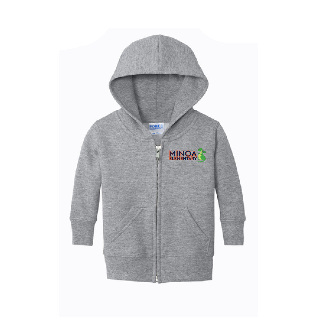 Port & Company® Infant Core Fleece Full-Zip Hooded Sweatshirt - Minoa Dragon
