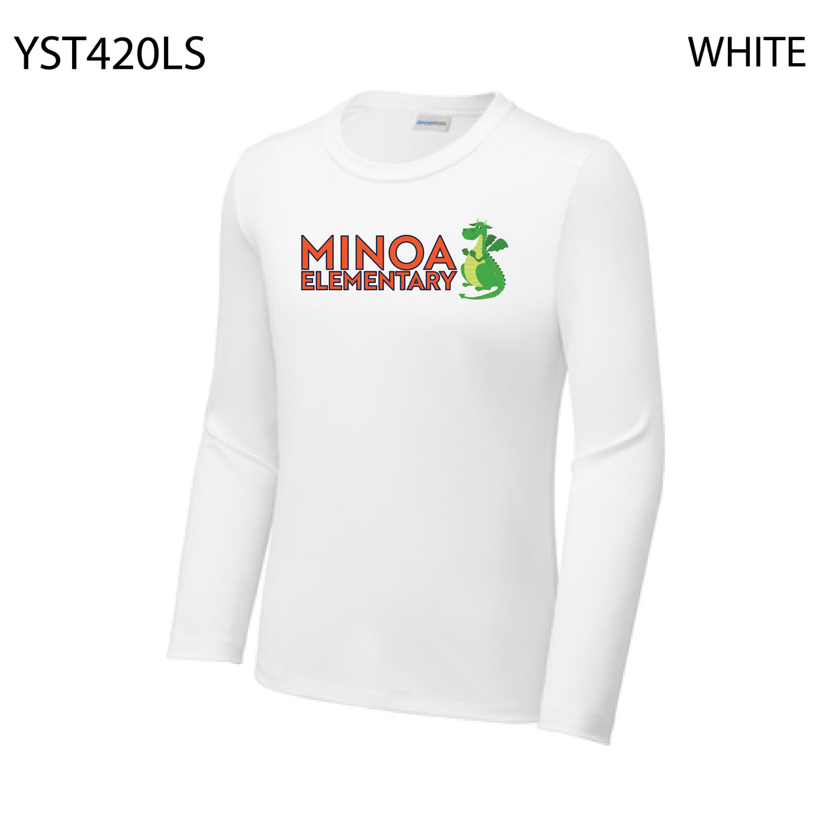 Sport-Tek ® Youth Posi-UV ® Pro Long Sleeve Tee - Minoa Dragon