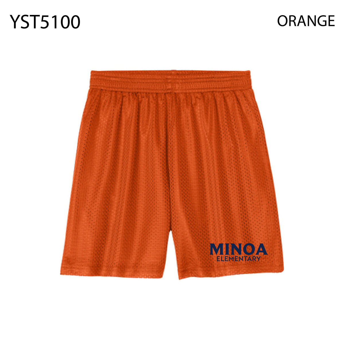 Sport-Tek® Youth PosiCharge® Mesh 5” Short - Minoa Elementary