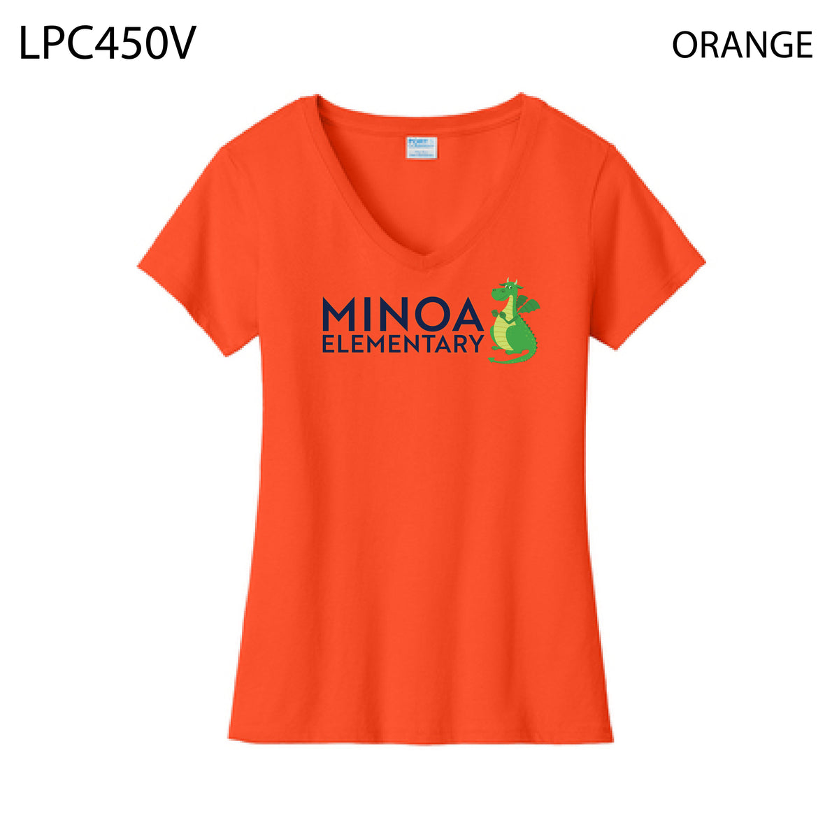 Port & Company® Women's Fan Favorite™ V-Neck Tee - Minoa Dragon