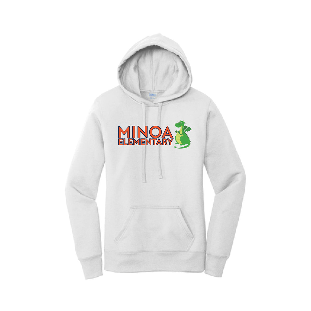 Port & Company® Women's Core Fleece Pullover Hooded Sweatshirt - Minoa Dragon