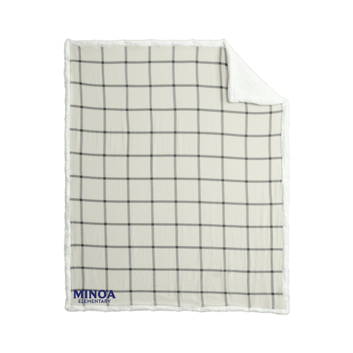 Port Authority ® Flannel Sherpa Blanket - Minoa Elementary