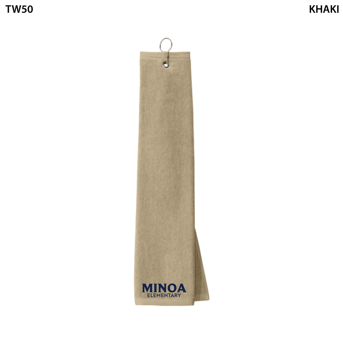 Port Authority® Grommeted Tri-Fold Golf Towel - Minoa Elementary