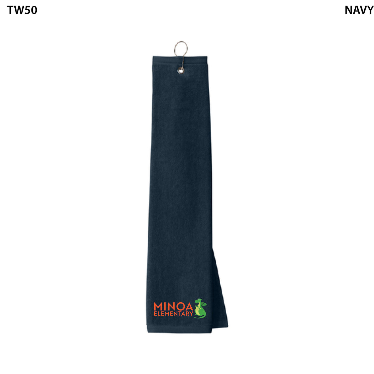Port Authority® Grommeted Tri-Fold Golf Towel - Minoa Dragon