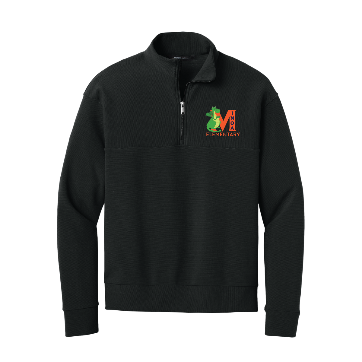 Mercer+Mettle® Linear Texture 1/4-Zip - Dragon M