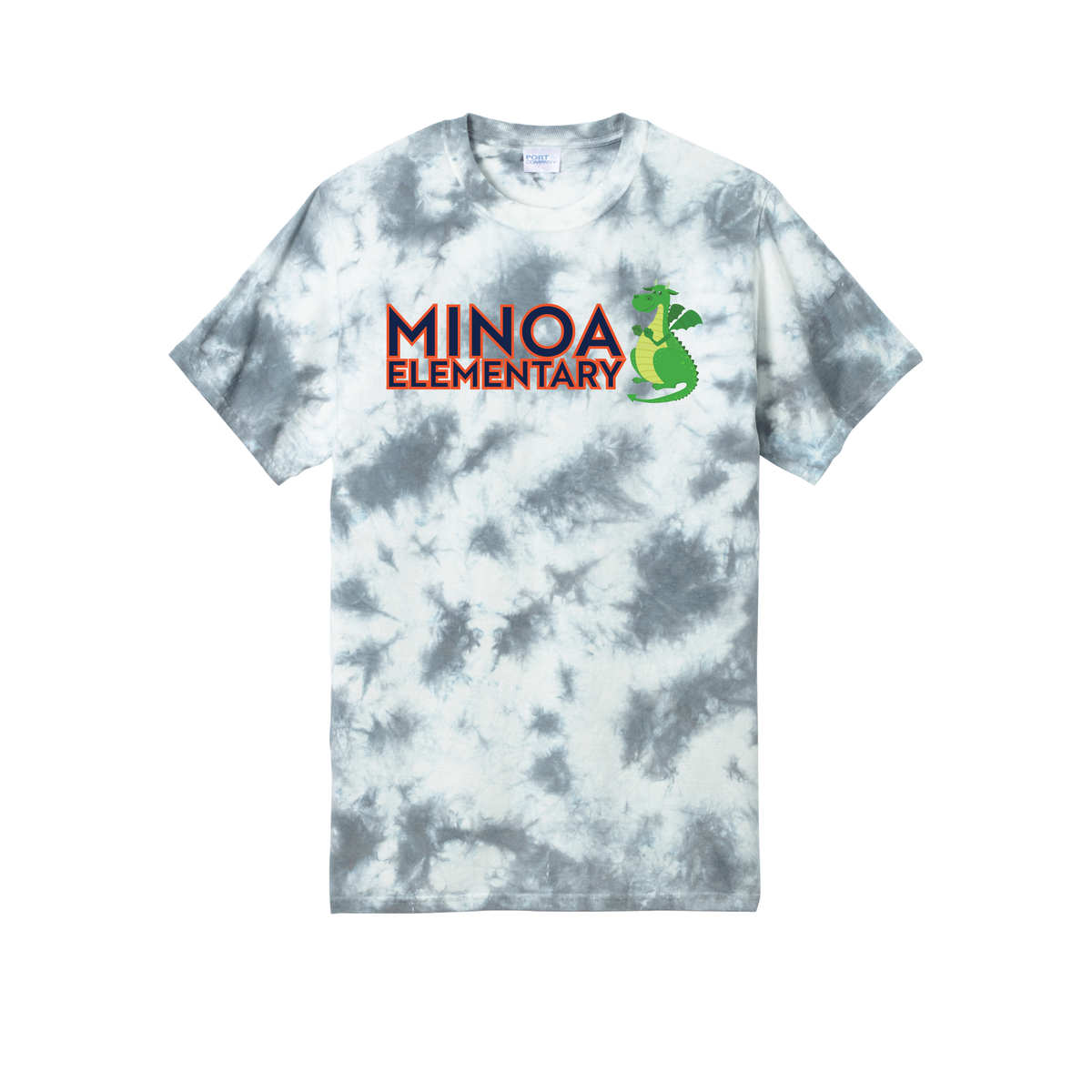 Port & Company ® Crystal Tie-Dye Tee - Minoa Dragon