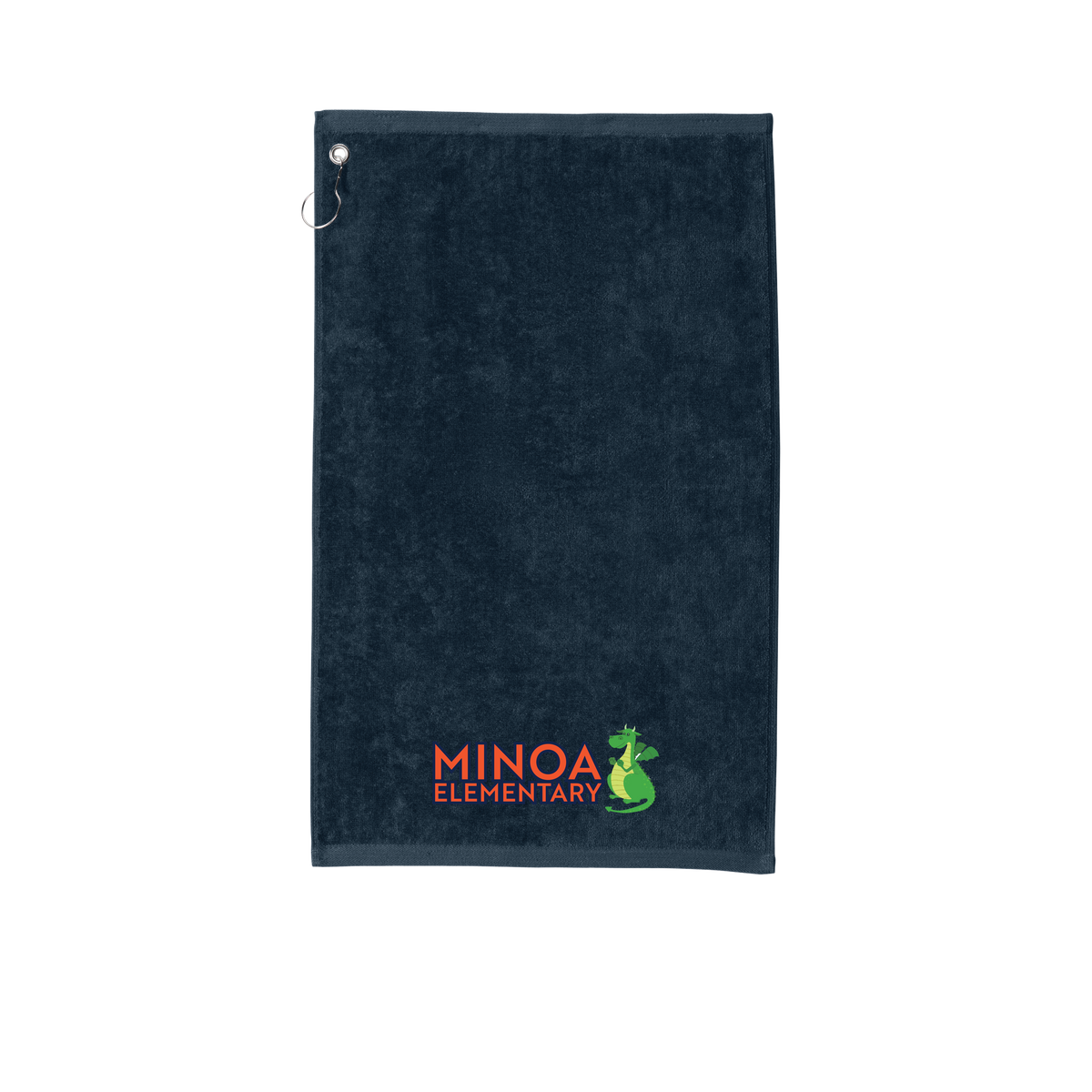 Port Authority® Grommeted Golf Towel - Minoa Dragon