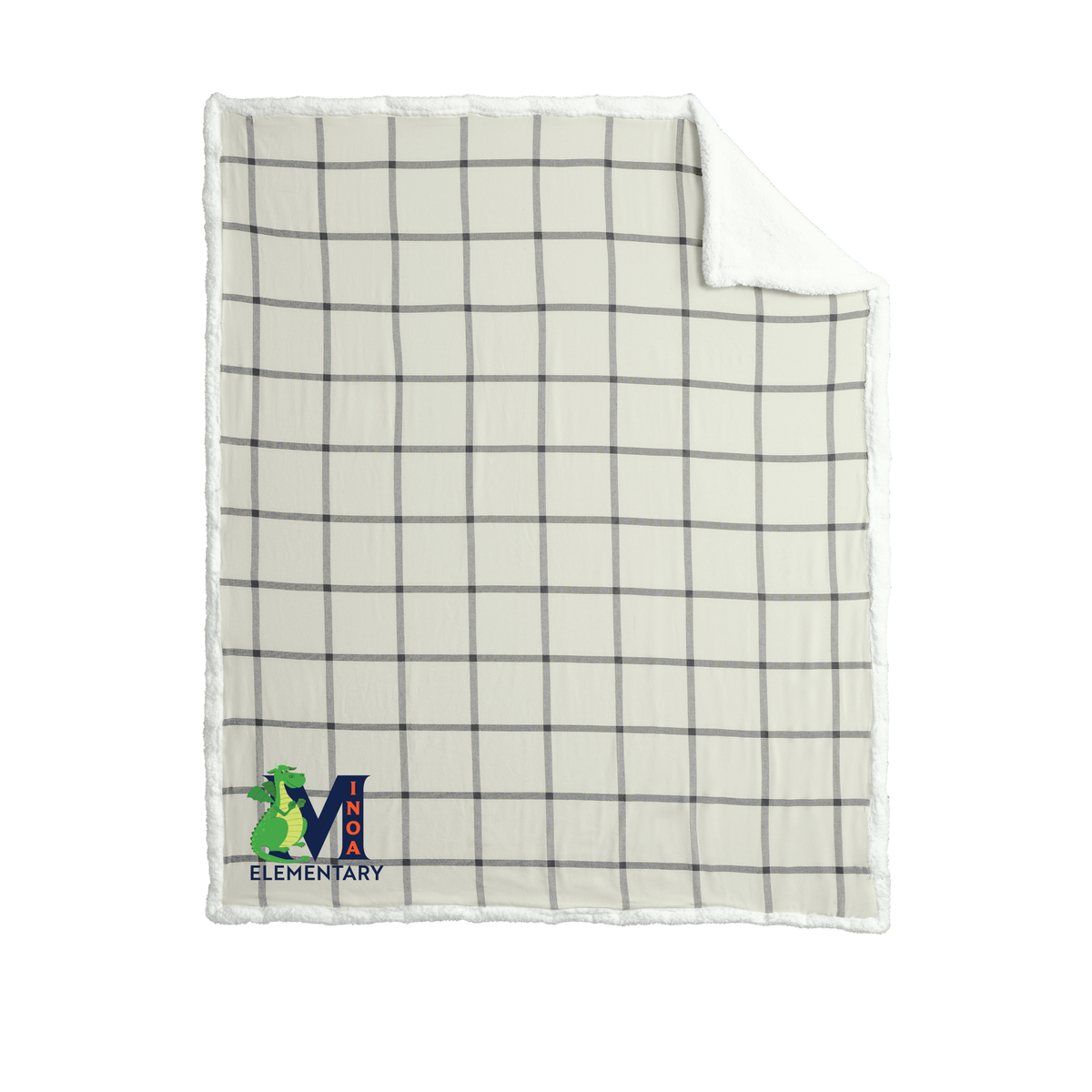 Port Authority ® Flannel Sherpa Blanket - Dragon M