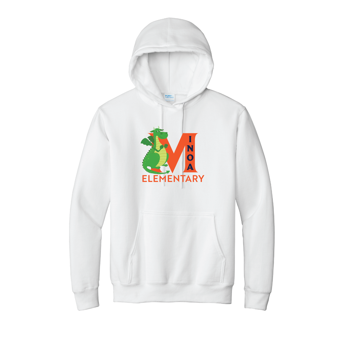 Port & Company® Essential Fleece Pullover Hooded Sweatshirt - Dragon M