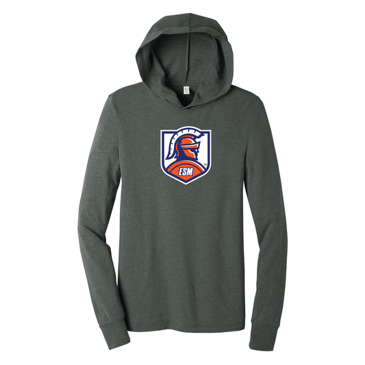 BELLA+CANVAS® Unisex Jersey Long Sleeve Hoodie - Spartan Crest