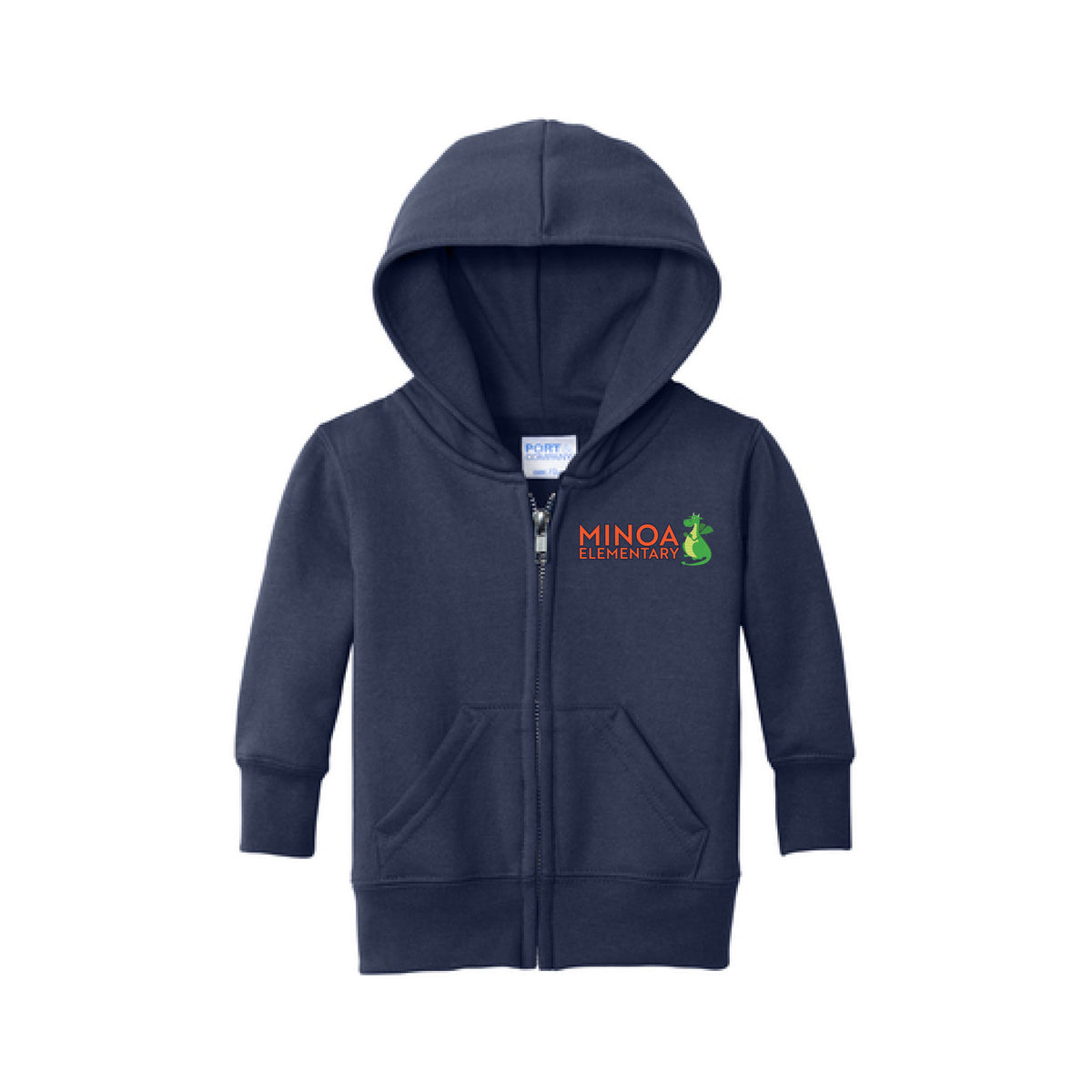 Port & Company® Infant Core Fleece Full-Zip Hooded Sweatshirt - Minoa Dragon