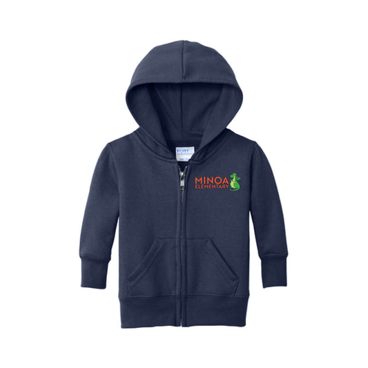 Port & Company® Infant Core Fleece Full-Zip Hooded Sweatshirt - Minoa Dragon