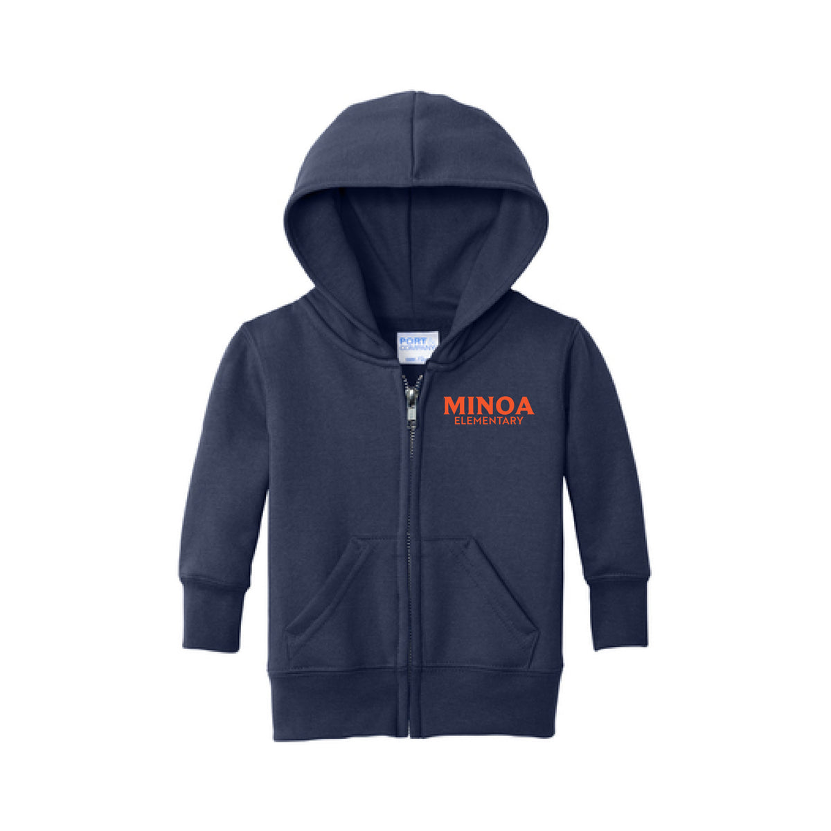 Port & Company® Infant Core Fleece Full-Zip Hooded Sweatshirt - Minoa Elementary