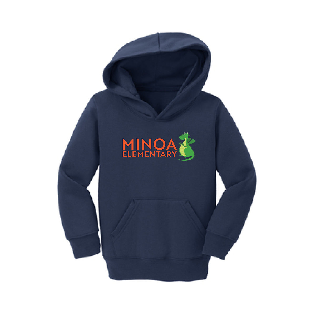 Port & Company® Toddler Core Fleece Pullover Hooded Sweatshirt - Minoa Dragon