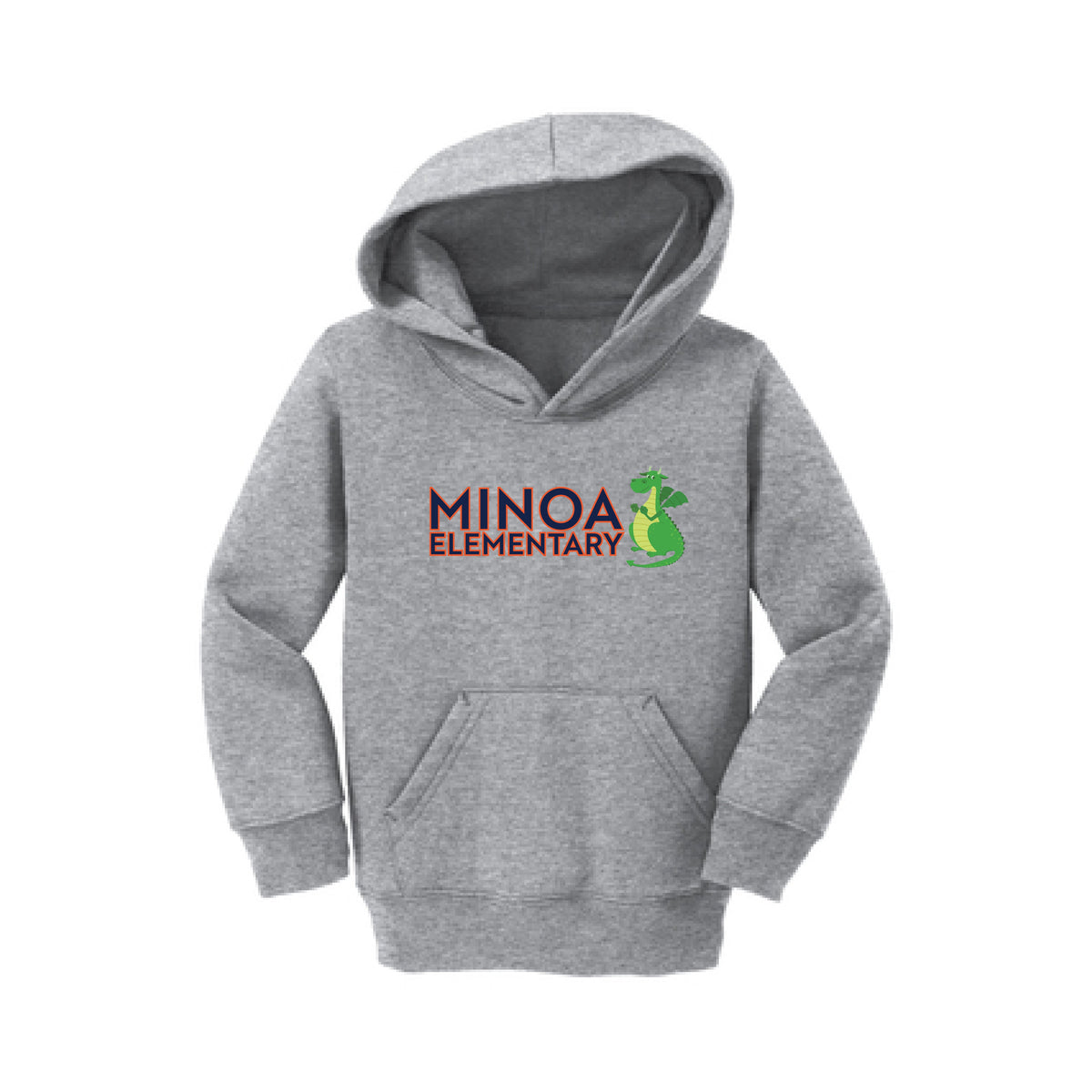 Port & Company® Toddler Core Fleece Pullover Hooded Sweatshirt - Minoa Dragon