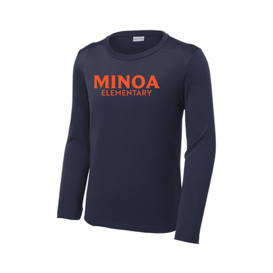 Sport-Tek ® Youth Posi-UV ® Pro Long Sleeve Tee - Minoa Elementary