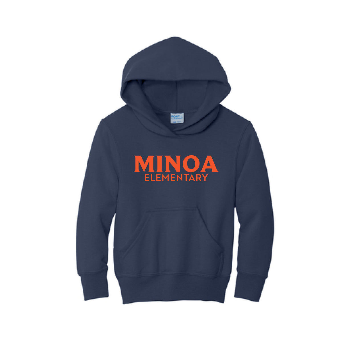 Port & Company® Youth Core Fleece Pullover Hooded Sweatshirt - Minoa Elementary