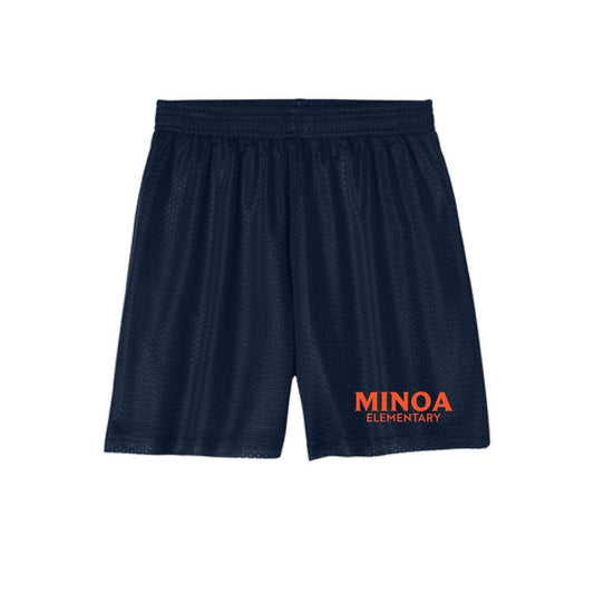 Sport-Tek® Youth PosiCharge® Mesh 5” Short - Minoa Elementary