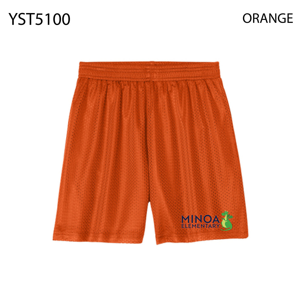Sport-Tek® Youth PosiCharge® Mesh 5” Short - Minoa Dragon