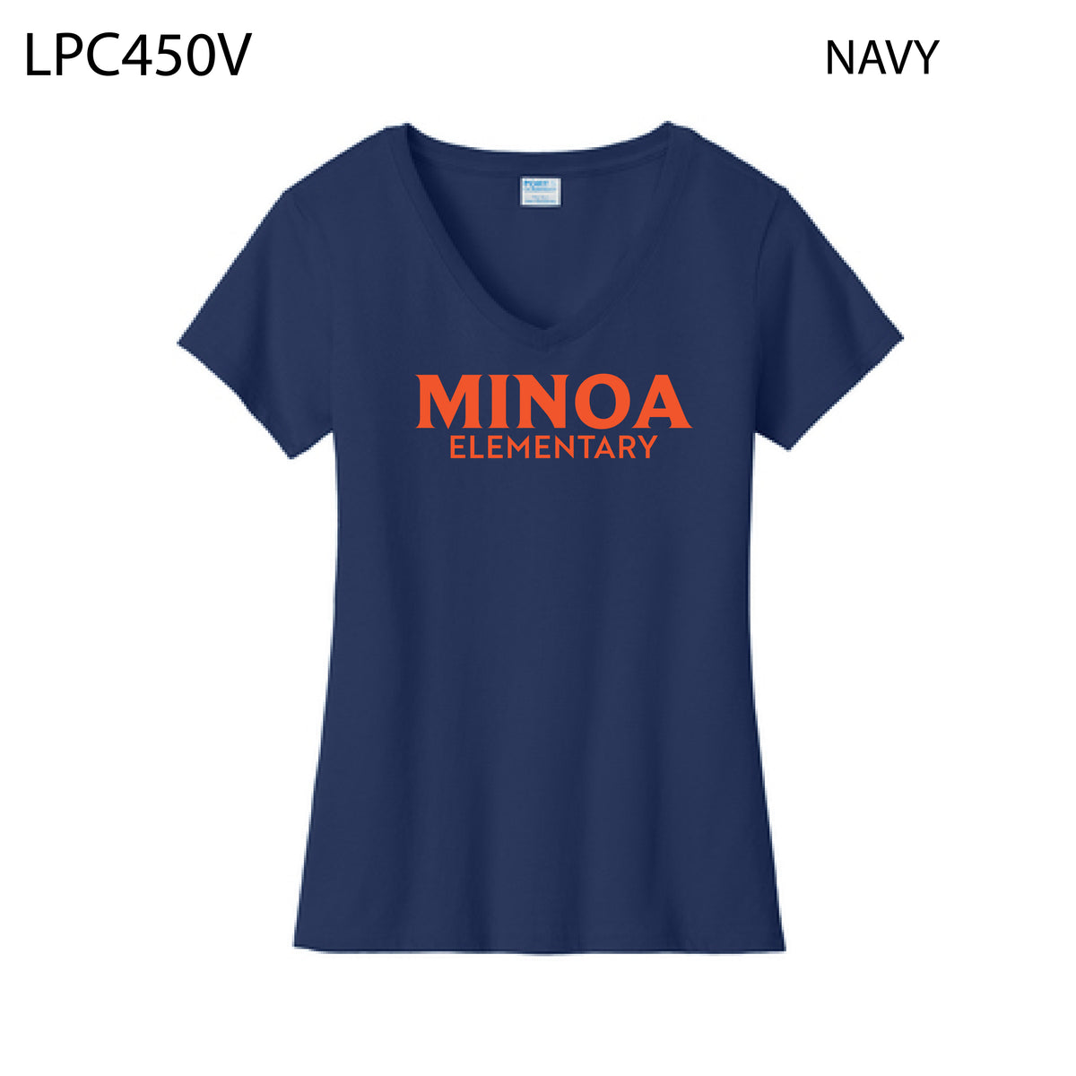 Port & Company® Women's Fan Favorite™ V-Neck Tee - Minoa Elementary