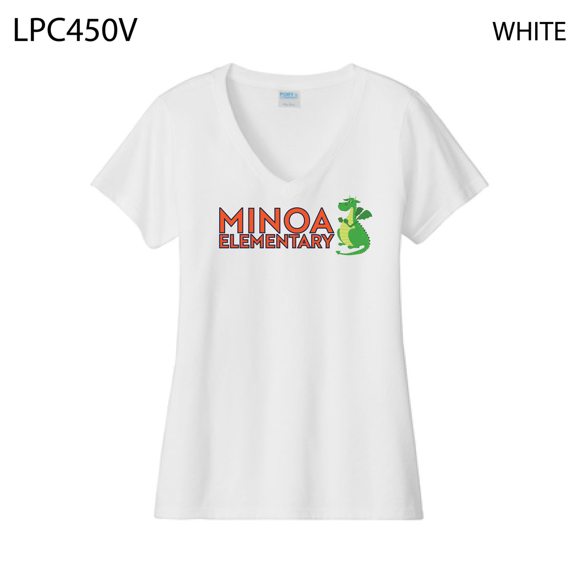 Port & Company® Women's Fan Favorite™ V-Neck Tee - Minoa Dragon
