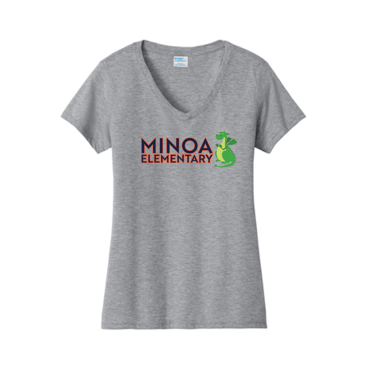 Port & Company® Women's Fan Favorite™ V-Neck Tee - Minoa Dragon