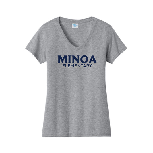 Port & Company® Women's Fan Favorite™ V-Neck Tee - Minoa Elementary