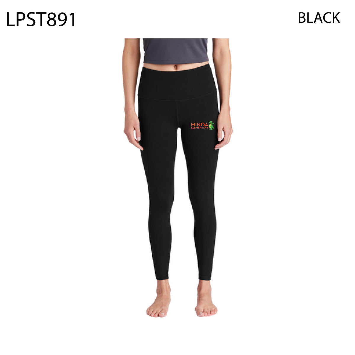 Sport-Tek® Women's High Rise 7/8 Legging - Minoa Dragon