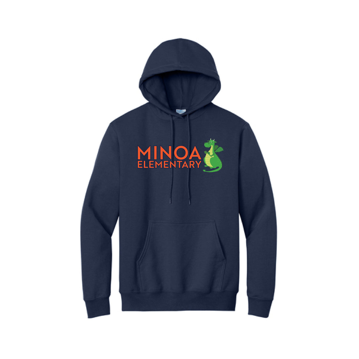 Port & Company® Essential Fleece Pullover Hooded Sweatshirt - Minoa Dragon