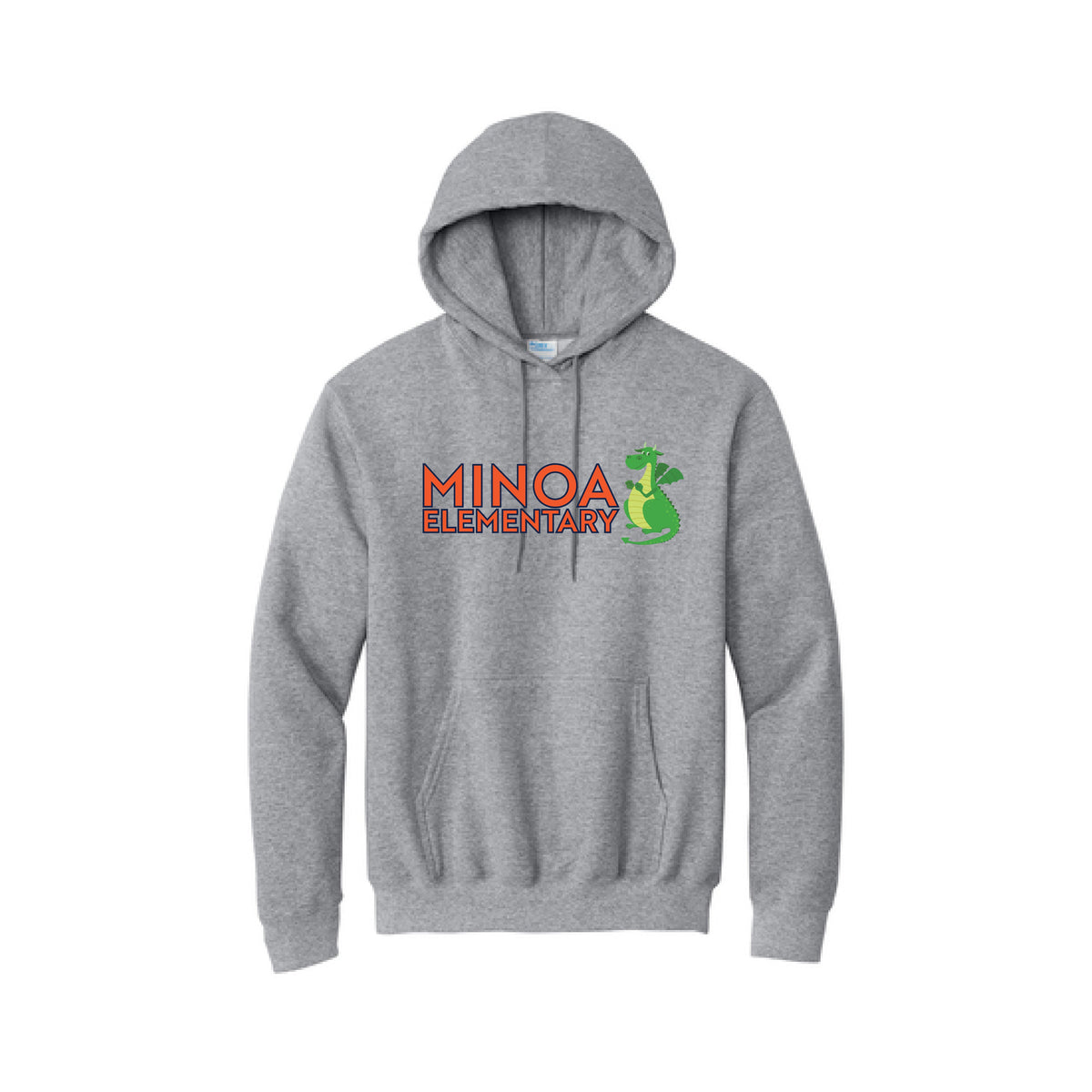 Port & Company® Essential Fleece Pullover Hooded Sweatshirt - Minoa Dragon