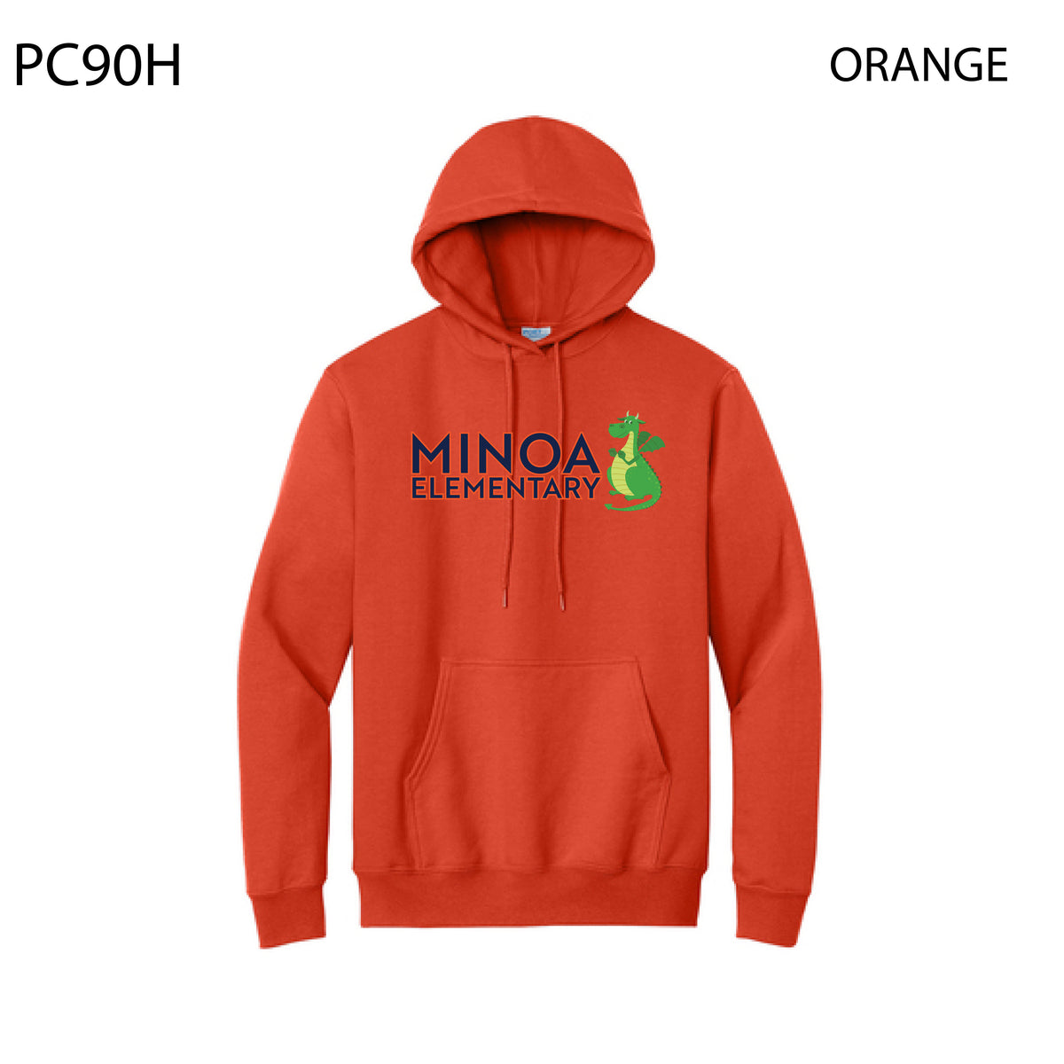 Port & Company® Essential Fleece Pullover Hooded Sweatshirt - Minoa Dragon