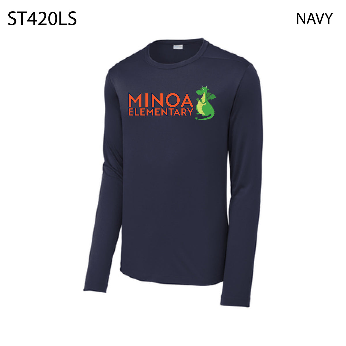 Sport-Tek ® Posi-UV ® Pro Long Sleeve Tee - Minoa Dragon
