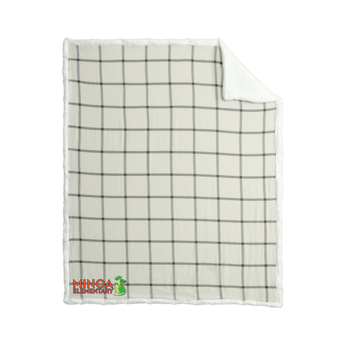 Port Authority ® Flannel Sherpa Blanket - Minoa Dragon