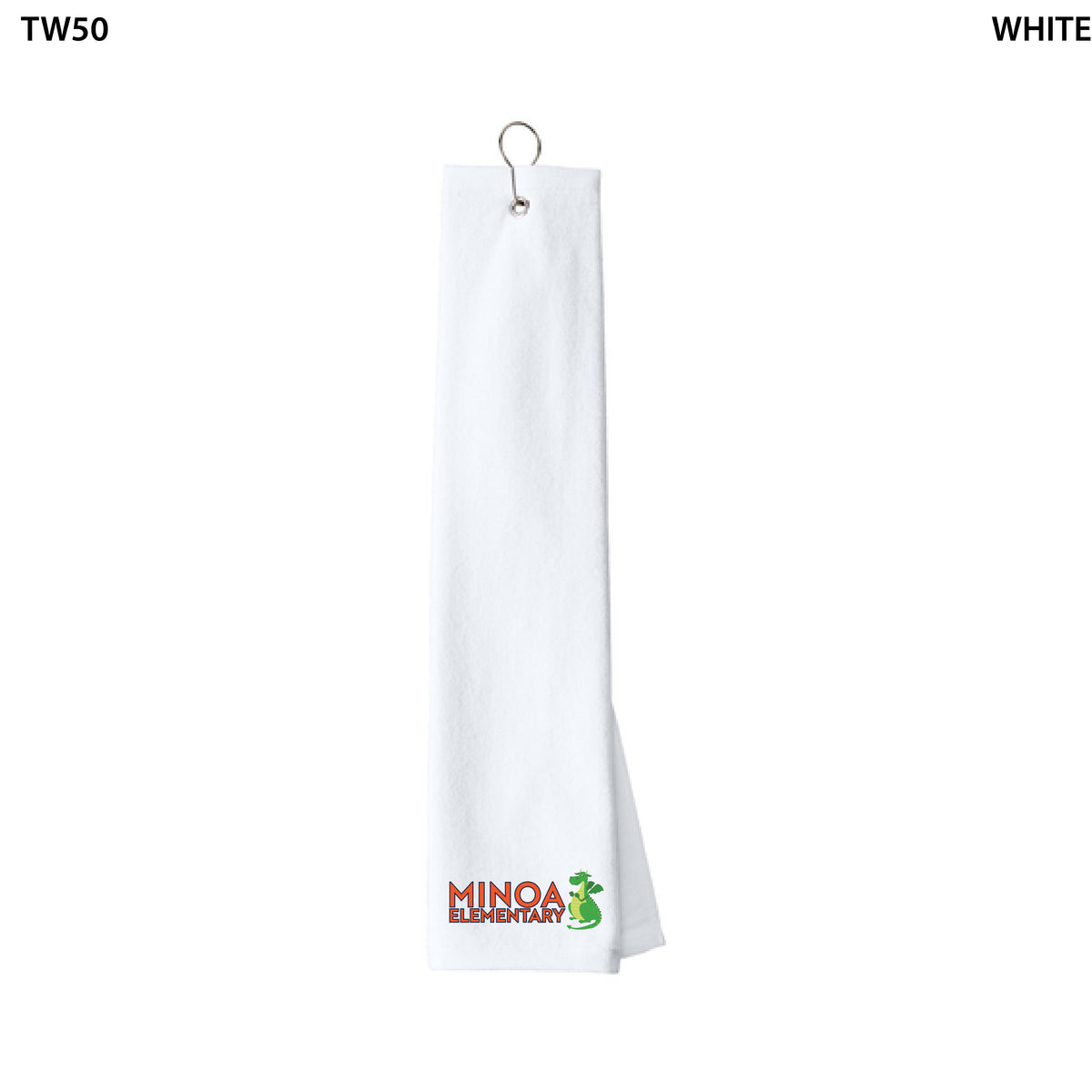 Port Authority® Grommeted Tri-Fold Golf Towel - Minoa Dragon
