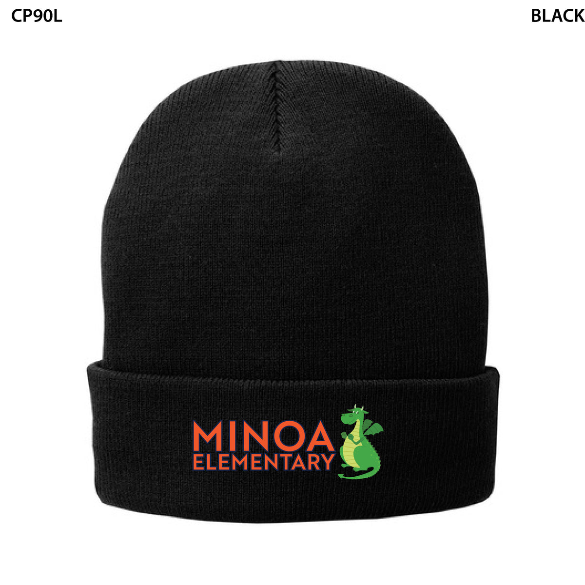 Port & Company® Fleece-Lined Knit Cap - Minoa Dragon