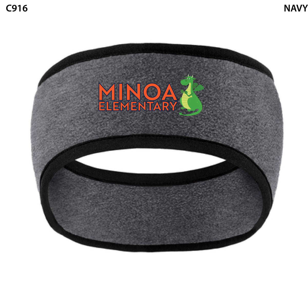 Port Authority® Two-Color Fleece Headband - Minoa Dragon