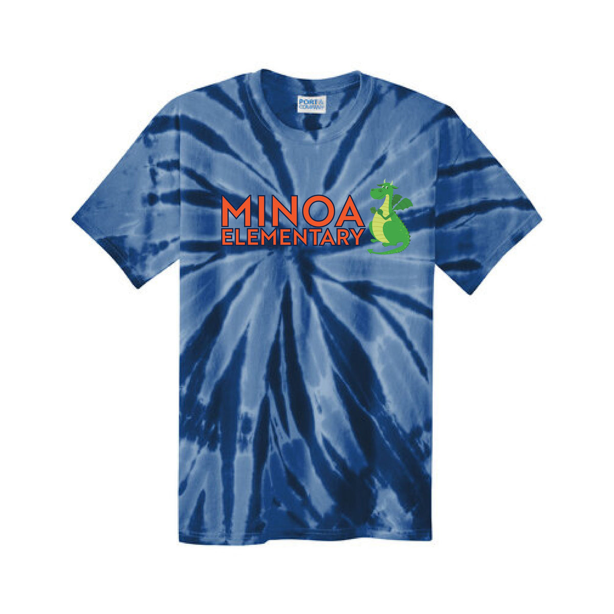 Port & Company® Tie-Dye Tee - Minoa Dragon