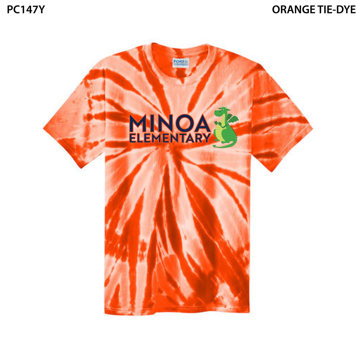 Port & Company® Tie-Dye Tee - Minoa Dragon
