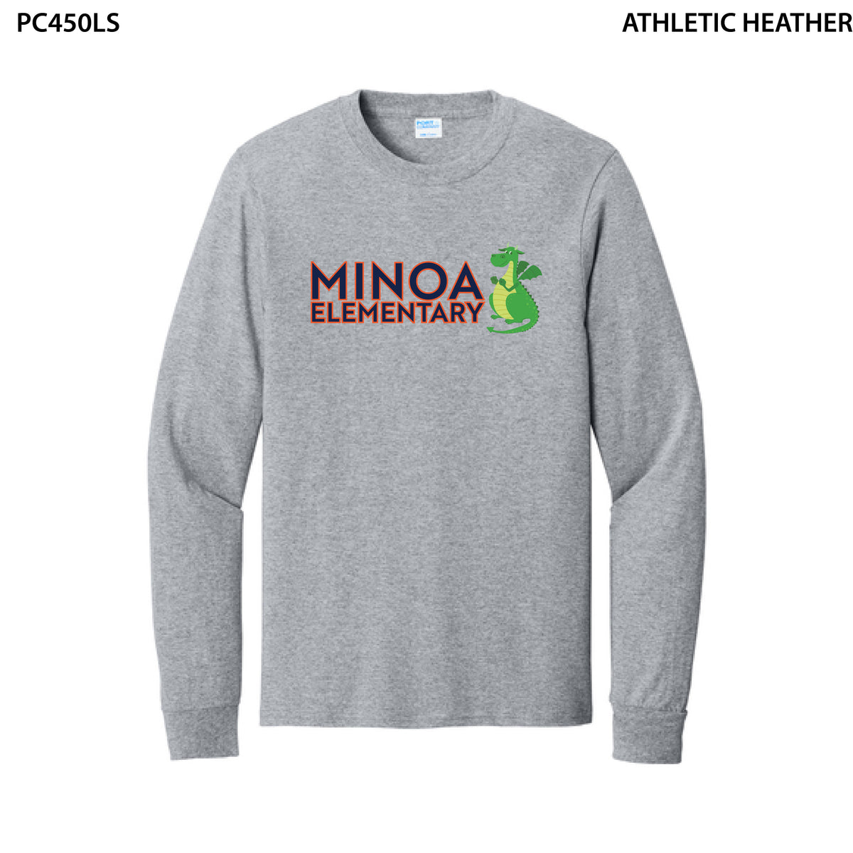 Port & Company® Long Sleeve Fan Favorite™ Tee - Minoa Dragon
