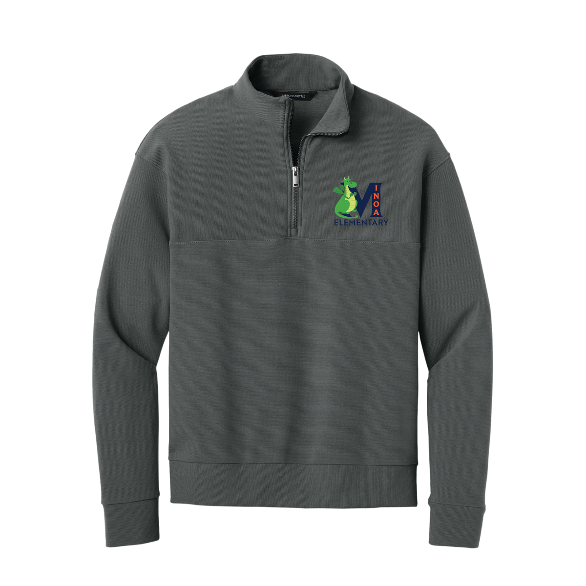 Mercer+Mettle® Linear Texture 1/4-Zip - Dragon M