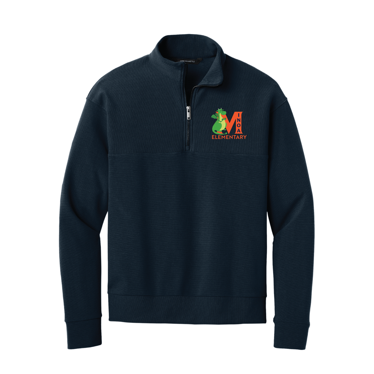 Mercer+Mettle® Linear Texture 1/4-Zip - Dragon M