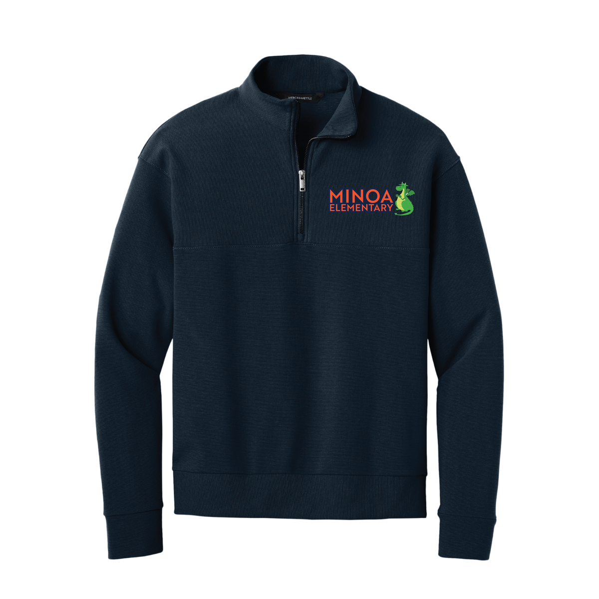 Mercer+Mettle® Linear Texture 1/4-Zip - Minoa Dragon