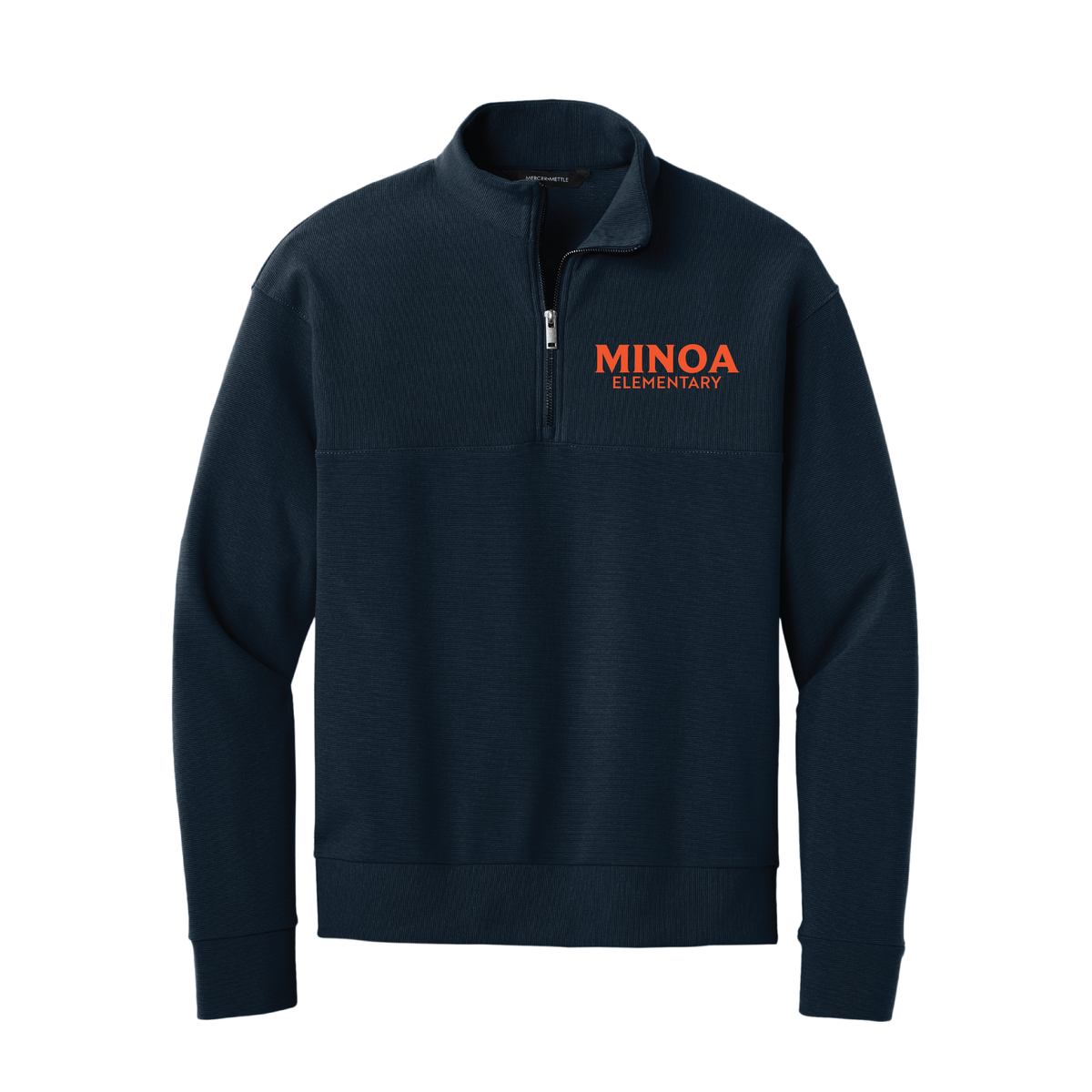 Mercer+Mettle® Linear Texture 1/4-Zip - Minoa Elementary