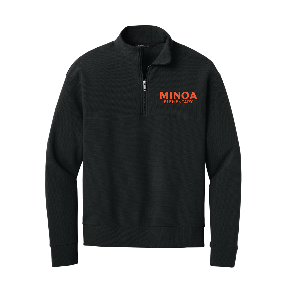 Mercer+Mettle® Linear Texture 1/4-Zip - Minoa Elementary
