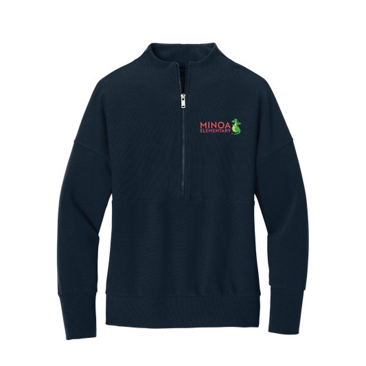 Mercer+Mettle® Women’s Linear Texture 1/4-Zip - Minoa Dragon
