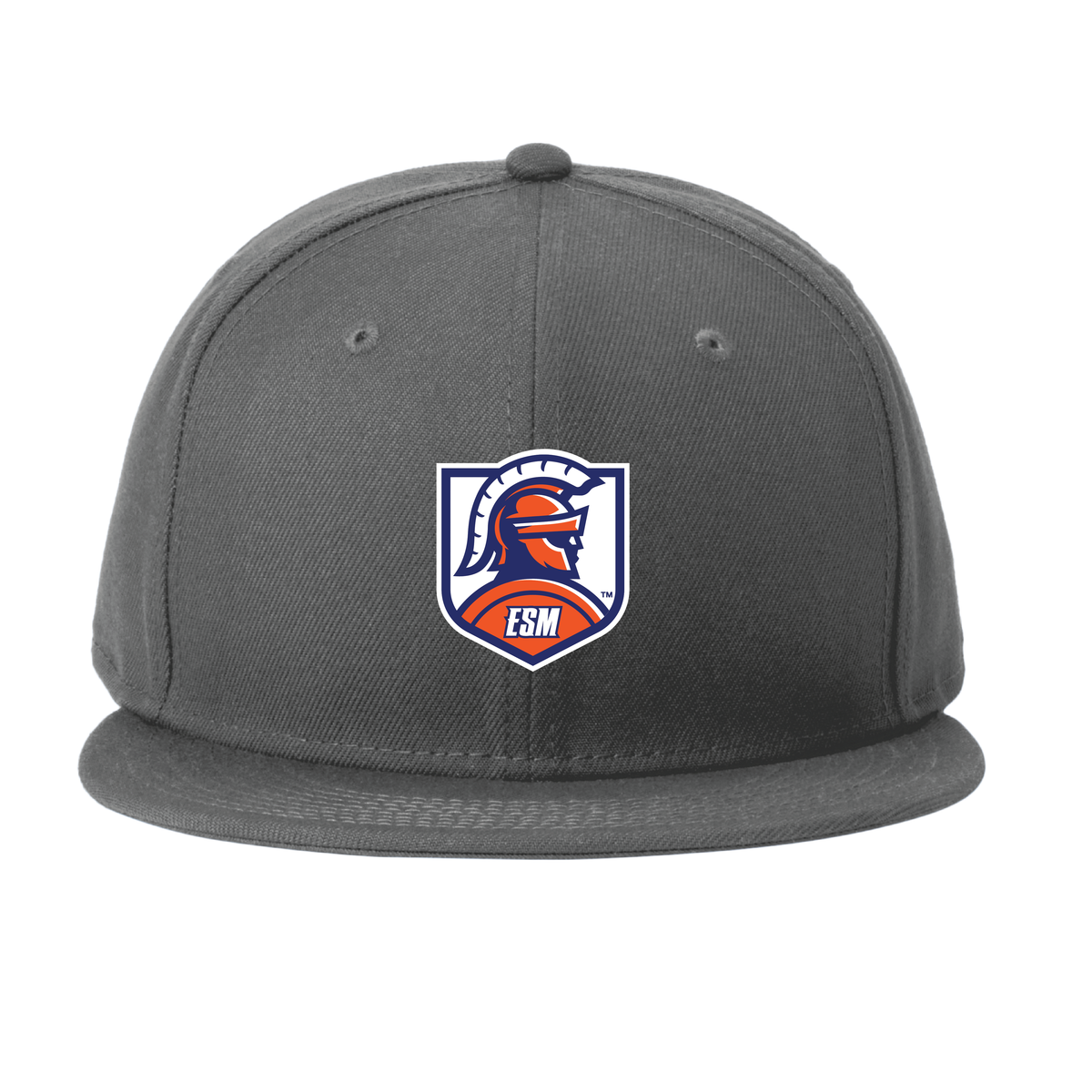 New Era® Standard Fit Flat Bill Snapback Cap - Spartan Crest