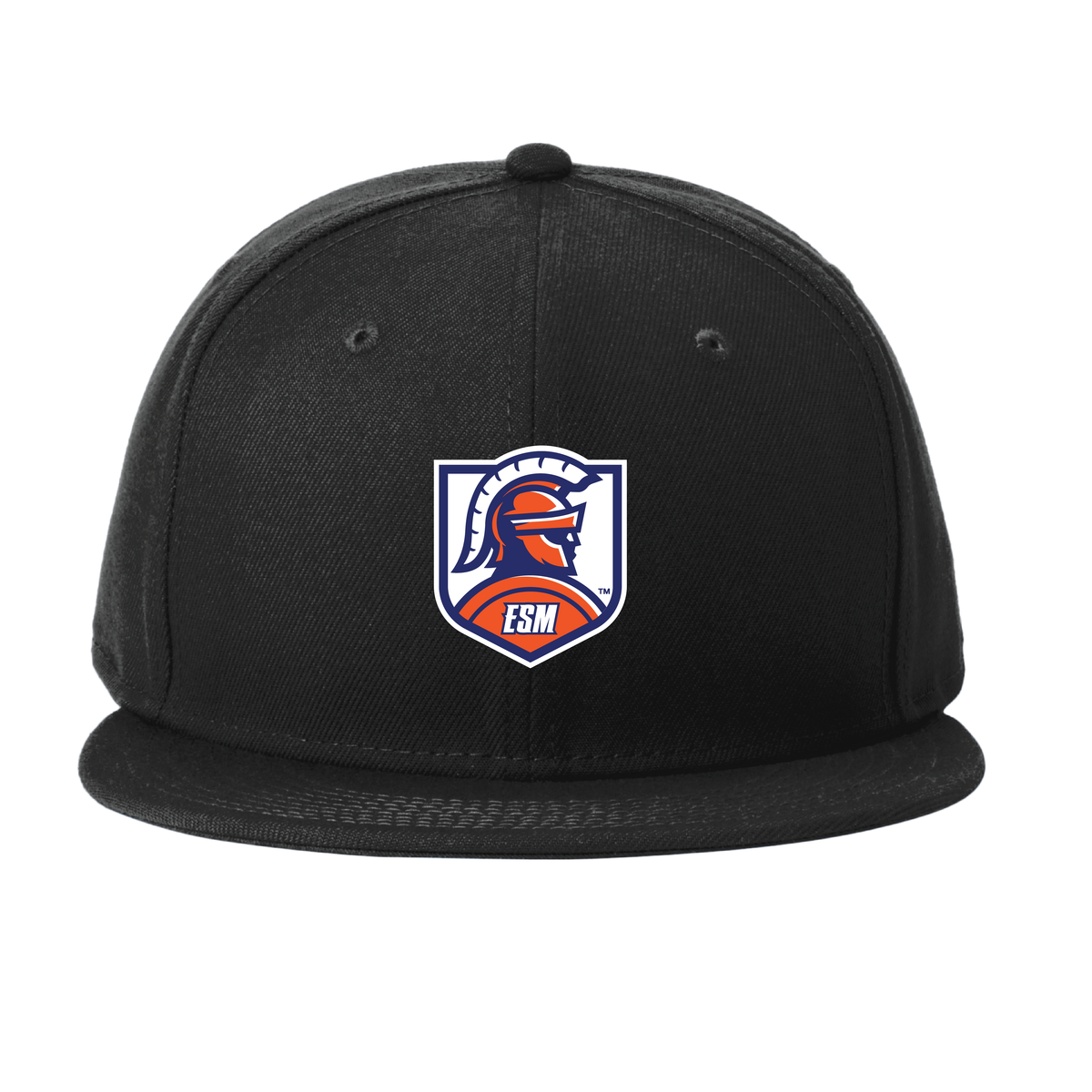 New Era® Standard Fit Flat Bill Snapback Cap - Spartan Crest