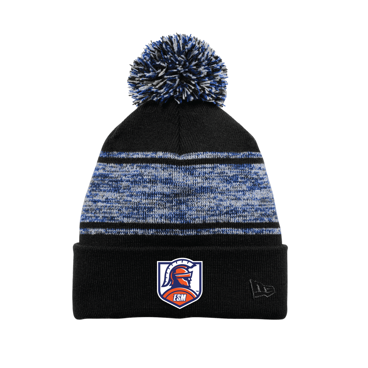 New Era® Knit Chilled Pom Beanie - Spartan Crest