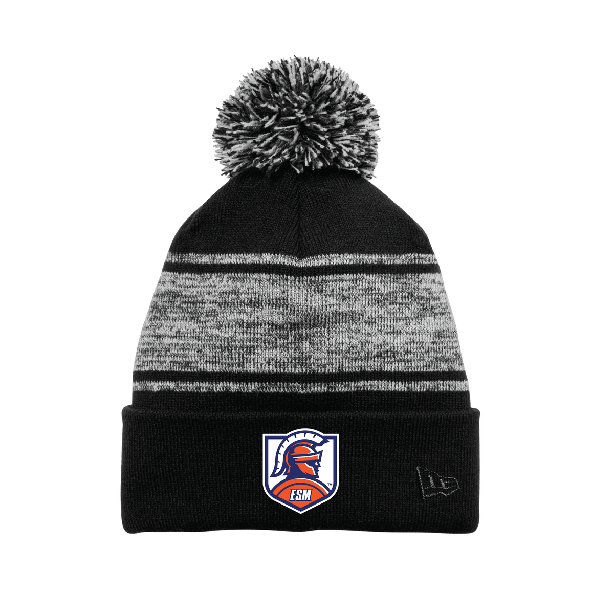 New Era® Knit Chilled Pom Beanie - Spartan Crest