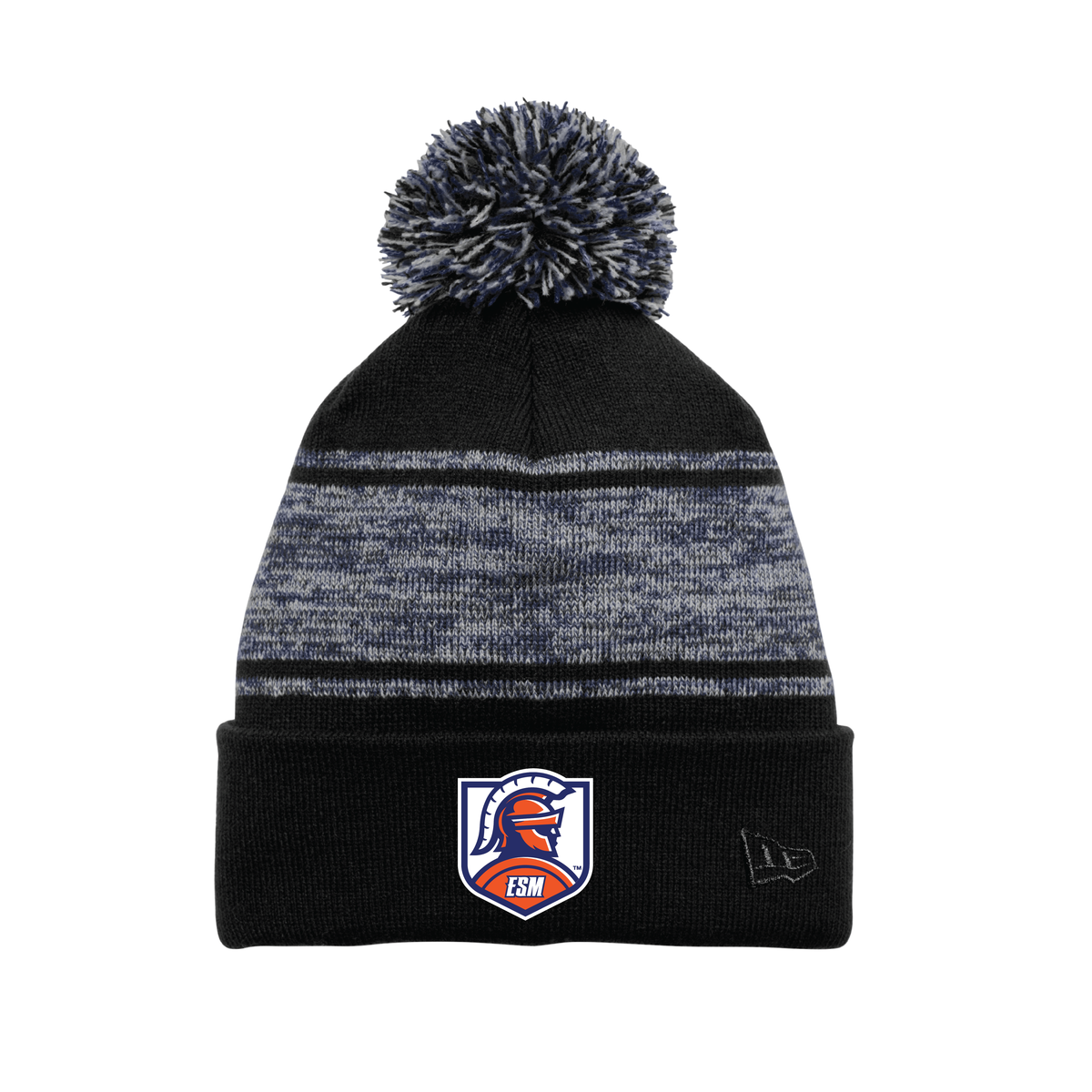 New Era® Knit Chilled Pom Beanie - Spartan Crest